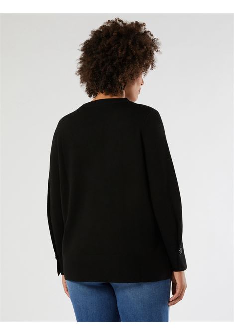 Maglia in misto lana Ninfe NERO PERSONA by M.Rinaldi | NINFE006